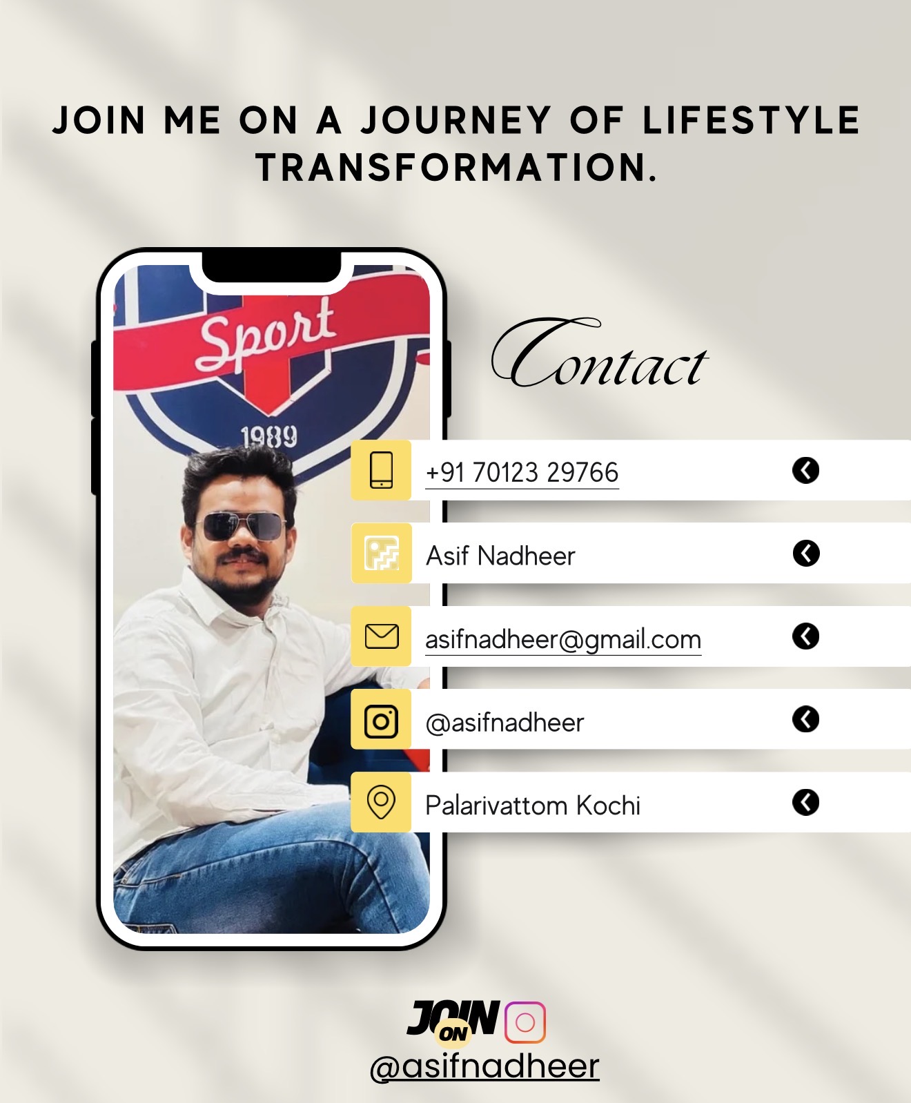 Contact Asif Nadheer